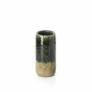Cylindervas betonggrön M 13,5x29,5 cm small 1