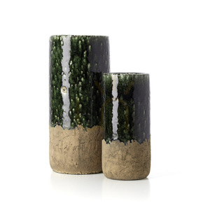 Cylindervas betonggrön M 13,5x29,5 cm small 7