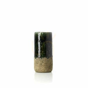 Cylindervas betonggrön M 13,5x29,5 cm small 0