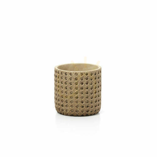 Kontrollera Handgjord kruka RattanRock natur 12,5 cm S