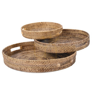 Serveringsbricka Naturbrun L 51x51 cm small 3