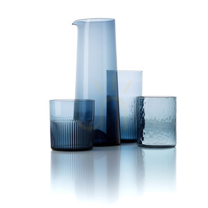 Blå hamrad tumbler 8 cm small 6