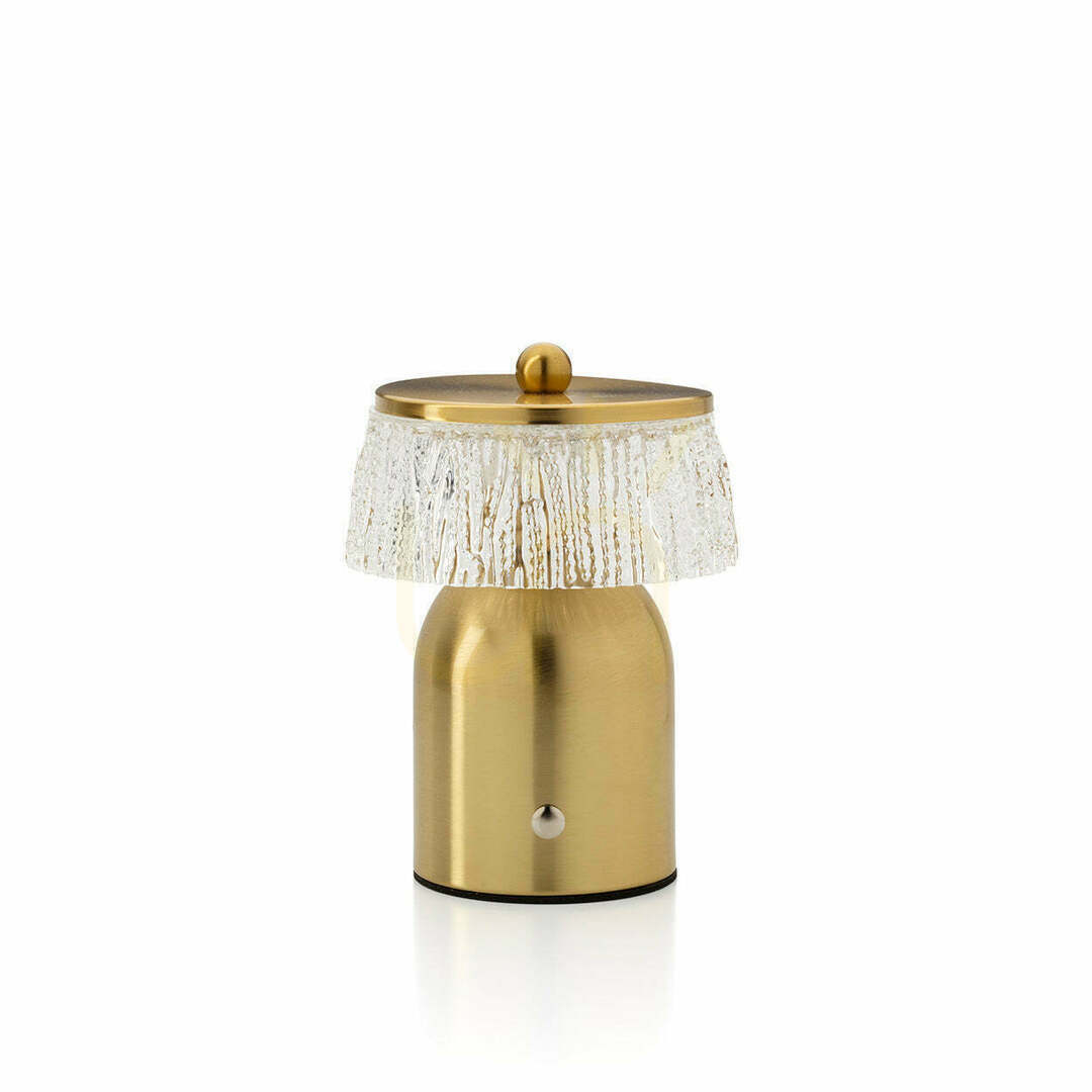 Handgjord LED bordslampa Disco Muffin Table Lamps 12 cm