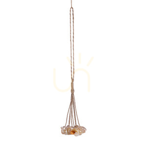 Dekorativ snäcktofs The Conch Shell Tassel, natur, 45 cm – handgjord small 3