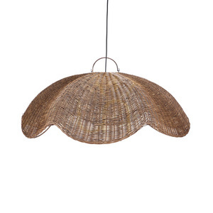 Pendellampa The Wave Mörk valnöt L 103 cm Handmade small 5