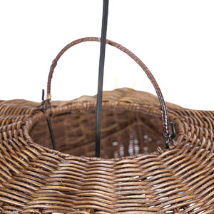 Pendellampa The Wave Mörk valnöt L 103 cm Handmade small 8