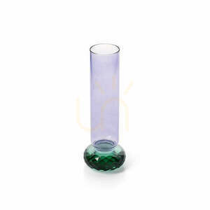Glasvas Bazar Bizar Violet Quartz, lila och grön, 19,2 cm small 1