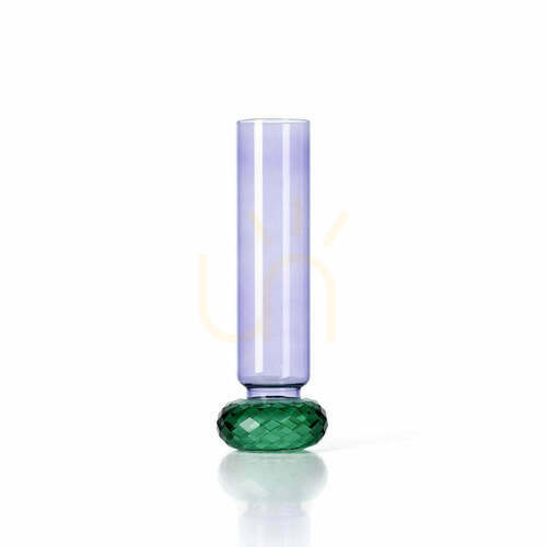 Kontrollera Glasvas Bazar Bizar Violet Quartz, lila och grön, 19,2 cm