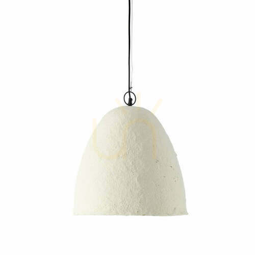 Kontrollera Taklampa Savana vit L Pendel Lampor Handgjord 40 cm