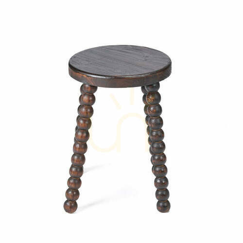 Kontrollera Pall Dango mörk valnöt 35x35x50 cm