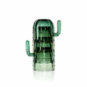 Cactus glasunderlägg grön, set om 4 small 0