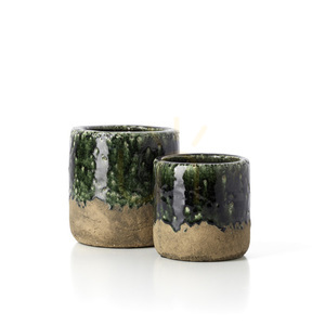 Handgjord Kruka Moss Betonggrön 12,5 cm S small 3
