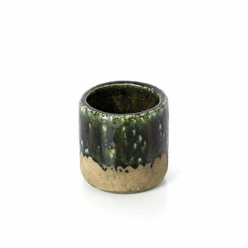Kontrollera Handgjord Kruka Moss Betonggrön 12,5 cm S