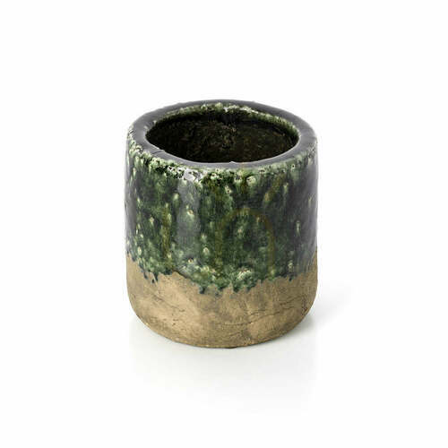 Kontrollera Kruka BAZAR BIZAR The Moss Planter Concrete Green M 15 cm