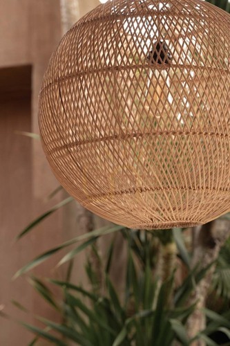 Kontrollera Pendant Lamp Bubblan Naturell S 30 cm Handgjord