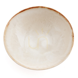 Serveringsskål Cascais Bazar Bizar stengods vit Ø 32 cm small 4
