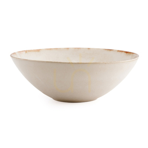 Serveringsskål Cascais Bazar Bizar stengods vit Ø 32 cm small 5