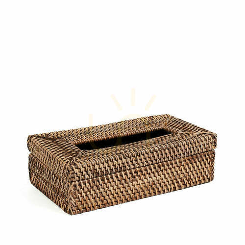 Kontrollera Rottingkorg naturbrun 27x14x9 cm Baskets