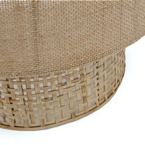 Vägglampa Bolly i jute naturlig M small 4