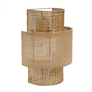 Vägglampa Bolly i jute naturlig M small 5