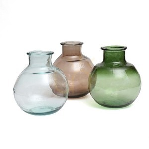 Bazar Bizar Yugang glasvas beige 25 × 25 × 31 cm small 2