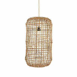 Pendant Light Kuso Naturell L 40 cm Handgjord Pendellampa small 0