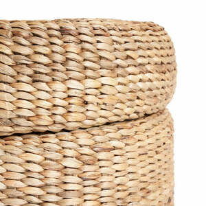 Bazar Bizar Circle förvaringspuff, natur, 60×60×45 cm small 2