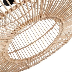 Bazar Bizar Arun Natural L pendel, rottingskärm Ø55 × 30 cm small 5