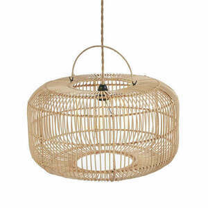 Bazar Bizar Arun Natural L pendel, rottingskärm Ø55 × 30 cm small 0