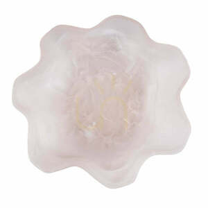 Bazar Bizar Organic Fruit Bowl fruktskål i rosa och vit harts, 30 cm small 3