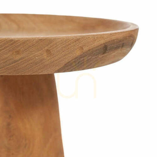Kontrollera Tårtfat i teakrot Teak Root Collection naturell 25 cm