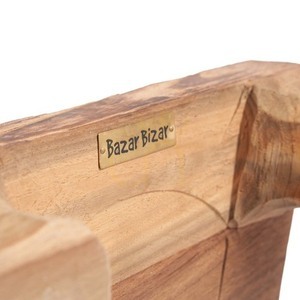 Serveringsbricka Teak Root Collection naturell 30x20 cm small 6