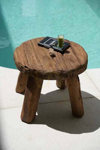 Kontrollera Sidobord BAZAR BIZAR Marabunta Rustic Collection natur 50x50x40 cm