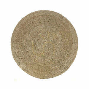Handgjord matta BAZAR BIZAR Sizali Naturell 200x200 cm Carpets & Runners small 0