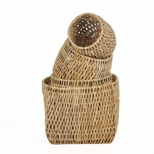 Kontrollera Rottingkorg Naturell XL Baskets 55x55x41 cm