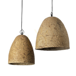 Pendel lampa Savana i lera, handgjord, S small 2