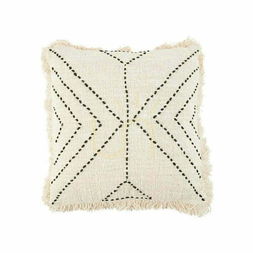 Kontrollera Kuddfodral Tribal naturfärgad svart 50x50 cm