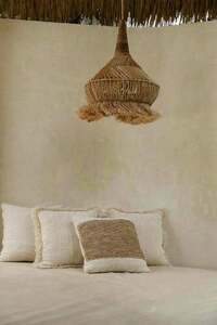 Kuddfodral Raffia Collection Naturell 50x50 cm small 1