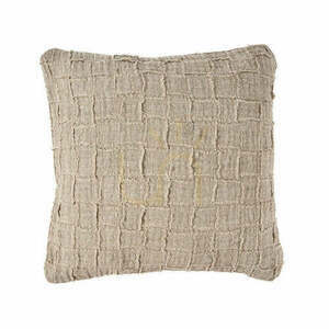 Kuddfodral The Linen Damier Naturell 50x50 cm small 0