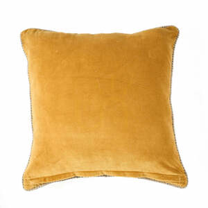 Kuddfodral The Velvet Crush senap 50x50 cm small 5