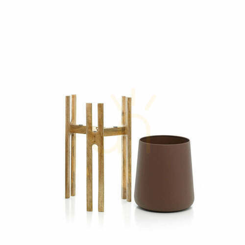 Kontrollera Kruka Planters handgjord naturbrun M 55,5 cm