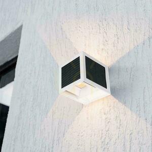 V-TAC solcells-/USB-väggarmatur 9W LED COB vit kub 10x10cm IP65 rörelsesensor VT-408CCT 900lm small 4