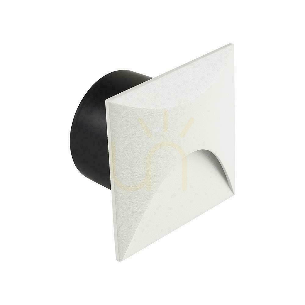 Kontrollera Aluminium 3W LED V-TAC fyrkantig trapphusarmatur vit 230V IP65 VT-44002SQ 3000K 230lm Aluminium 3W LED V-TAC fyrkantig trapphusarmatur vit 230V IP65 VT-44002SQ 3000K 230lm