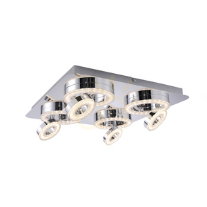 TIM Plafond 14522-17 Krom 8xLED small 6