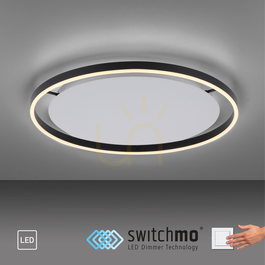 Förhandsvisning Plafond RITUS 15392-13 Antracit 1xLED Plafond RITUS 15392-13 Antracit 1xLED
