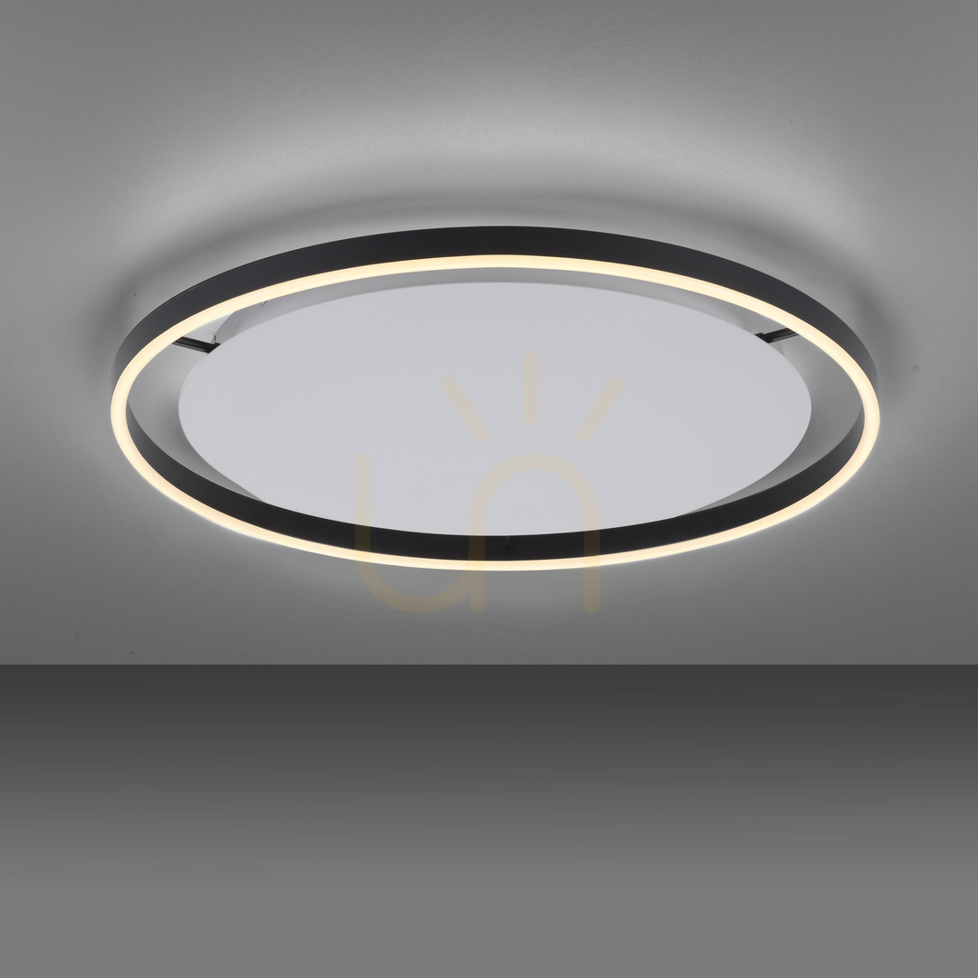 Visa Plafond RITUS 15392-13 Antracit 1xLED Plafond RITUS 15392-13 Antracit 1xLED
