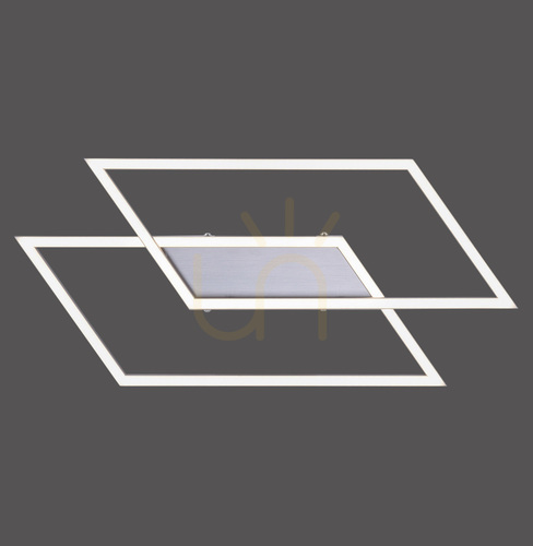 Kontrollera Plafond INIGO 8192-55 Silver 2xLED