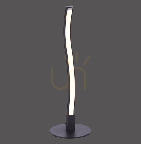Kontrollera WAVE Bordslampa 15128-18 Svart 1xLED