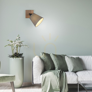 GREEN MICHEL 11581-79 vägg- / taklampa i trä 1 × E27 small 2