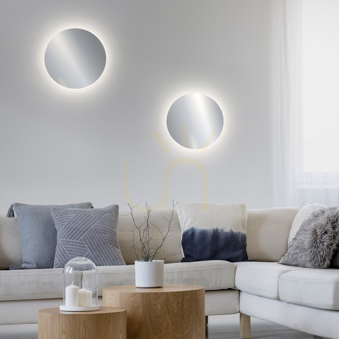 Utsikt AKKU-PUNTUA vägglampa 8153-17 Krom 1xLED AKKU-PUNTUA vägglampa 8153-17 Krom 1xLED